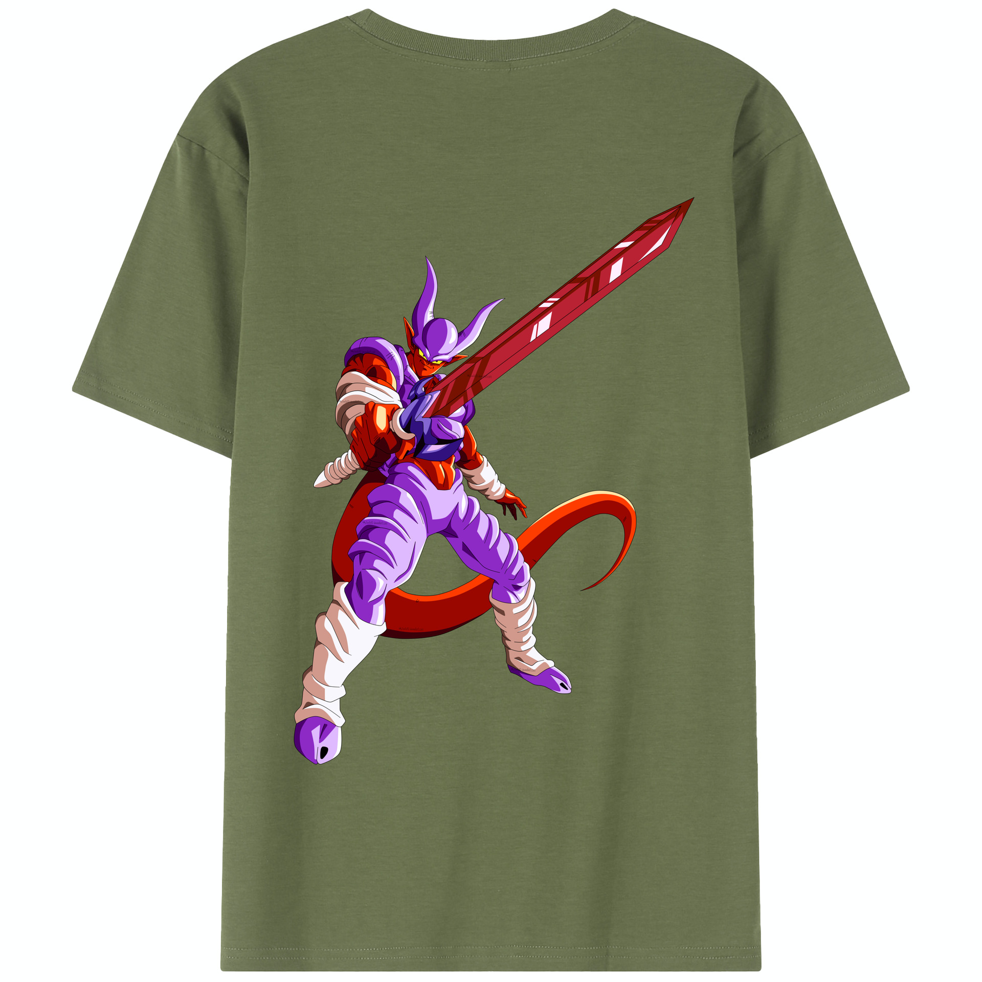 （画像用） ドラゴンボール ジャネンバ DRAGON BALL Janemba 綿100％半袖Tシャツ（背面プリント）